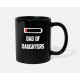 Dad Father Daughters Daughter Fathersday Black Mugs